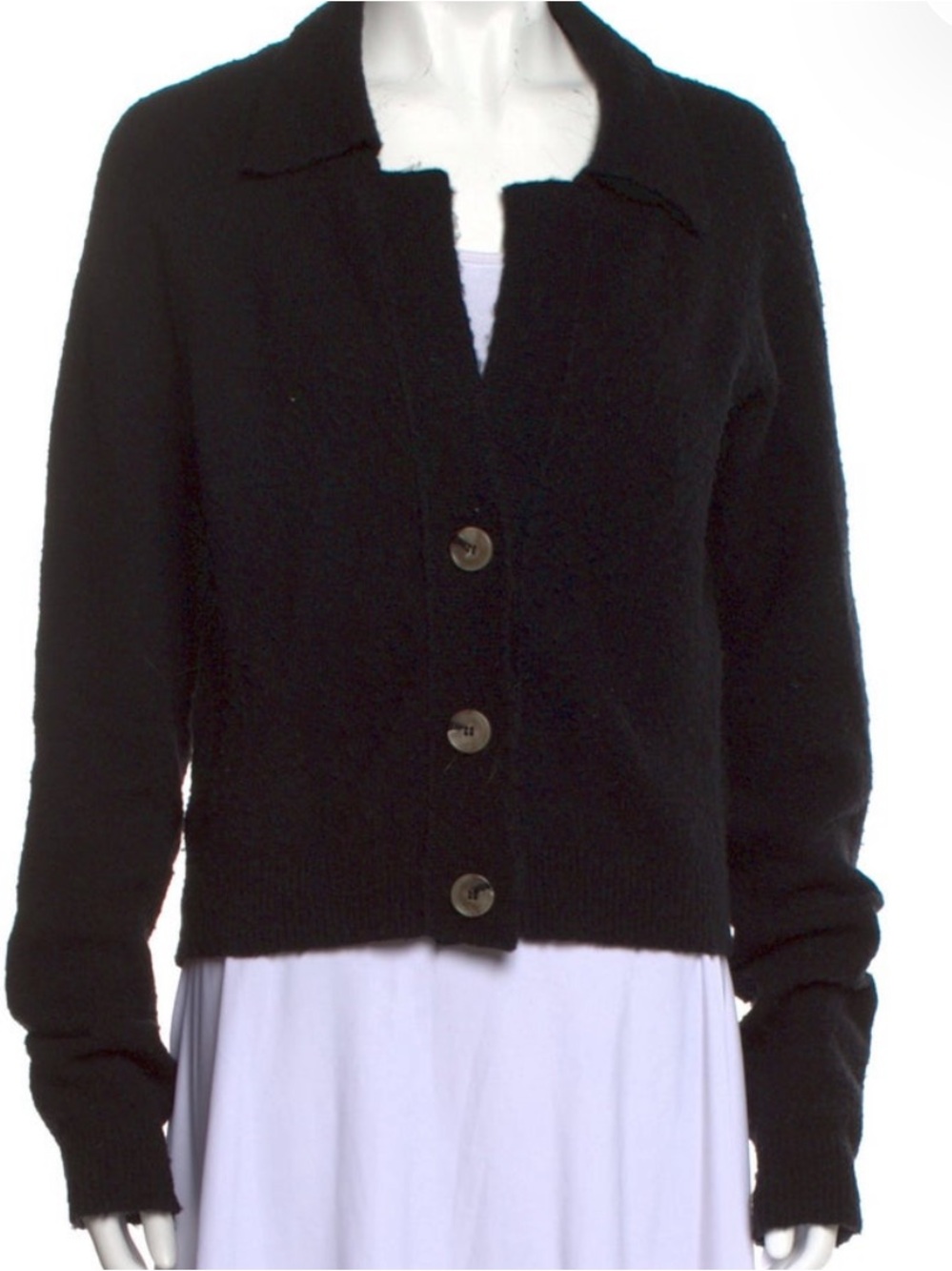 Nanushka black cardigan
